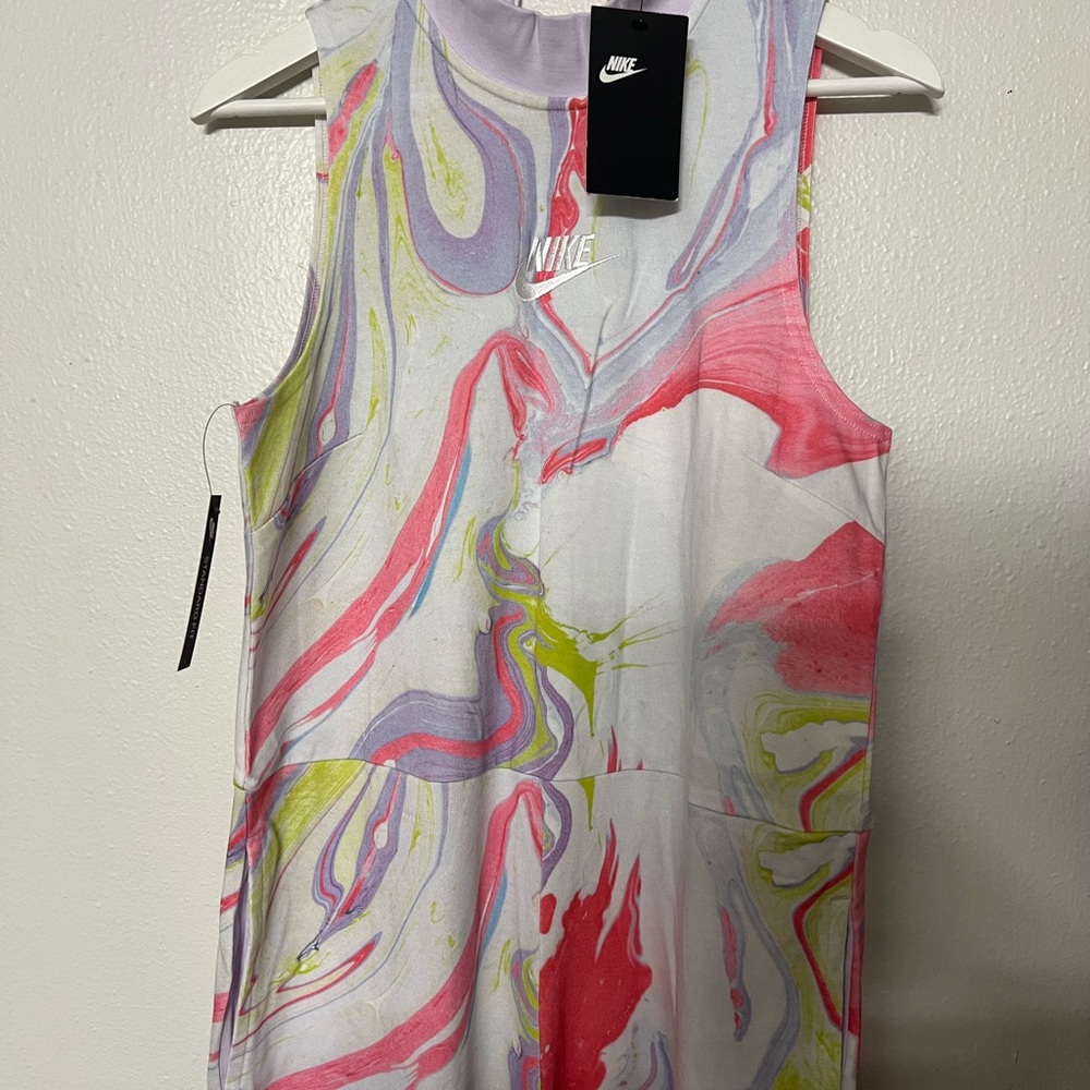 NWT NIKE Women's Jersey Tie Dye Jumpsuit - Picture 5 of 15